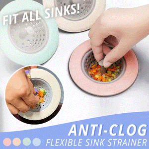 Anti Clog Silicone Sink Strainer
