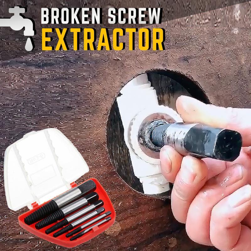 MasterFix Broken Screw Extractor (Set of 6)