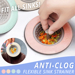 Anti-Clog Flexible Sink Strainer