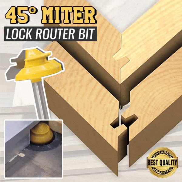 45 degree Lock Miter Bit