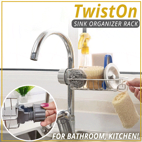 TwistOn™ Sink Organizer Rack