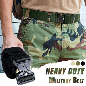 Heavy Duty Military Buckle Belt