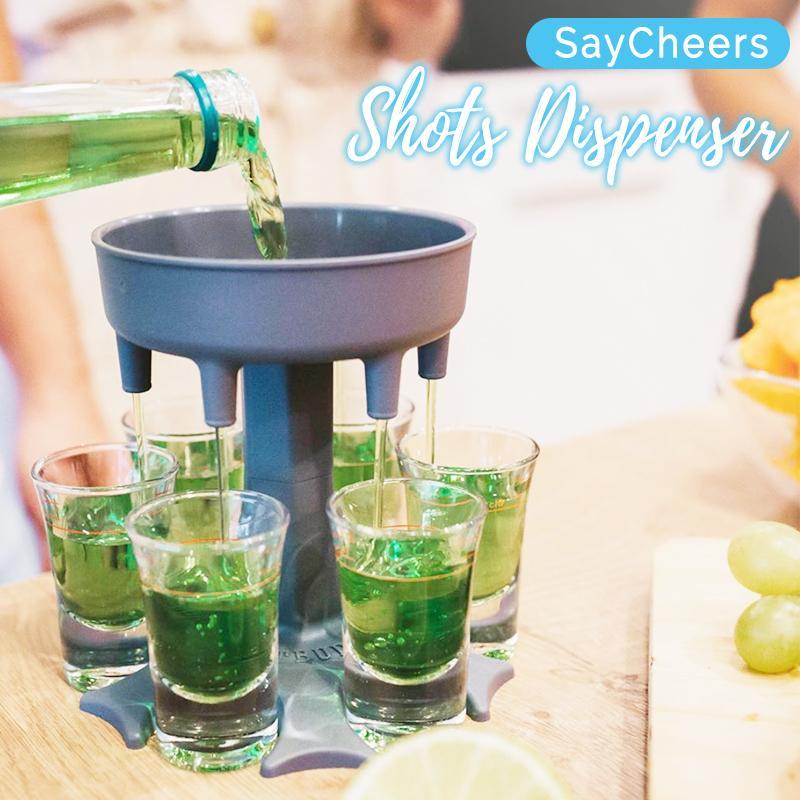 SayCheers 6 Shot Glass Dispenser