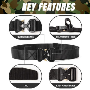 Heavy Duty Military Buckle Belt
