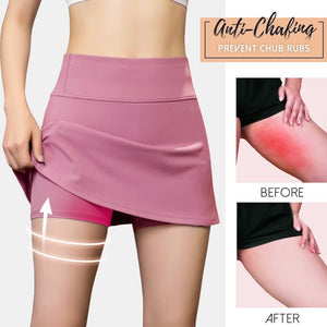 Anti-Chafing Double-Layer Skort