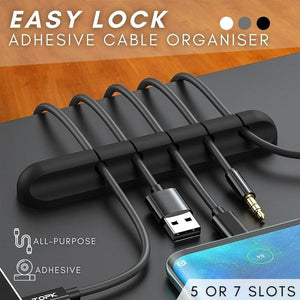 EasyLock Adhesive Cable Organiser