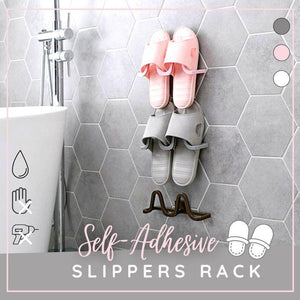 Self-Adhesive Slippers Rack