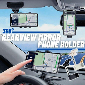 Universal Rearview Mirror Phone Holder