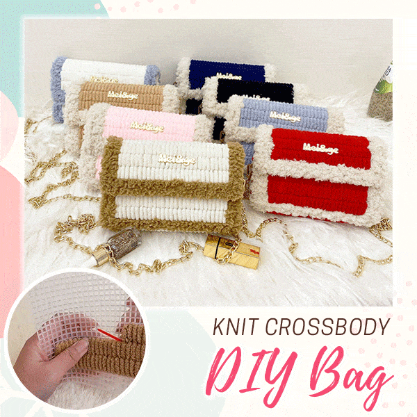 DIY Knitted Crossbody Bag