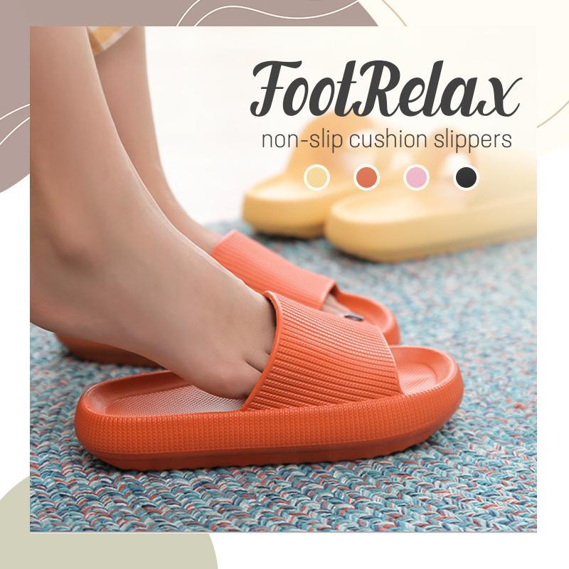 FootRelax Non-Slip Cushion Slippers