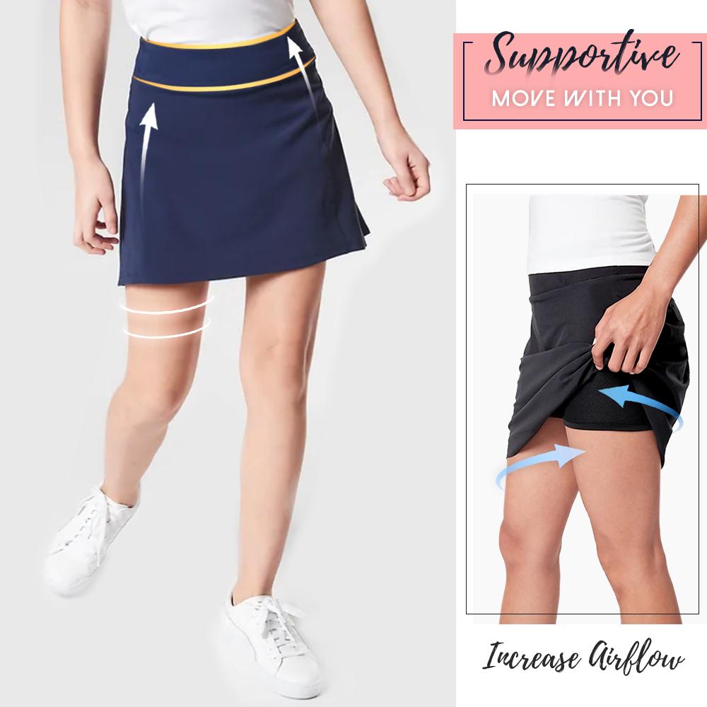 Anti-Chafing Double-Layer Skort