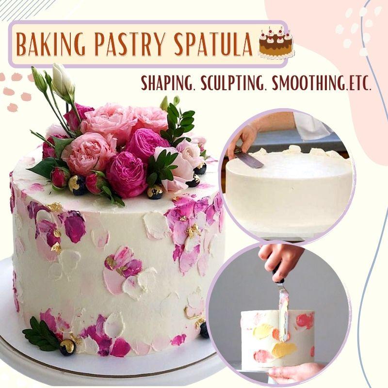 5pcs Stainless Steel Baking Pastry Spatulas (50% OFF)