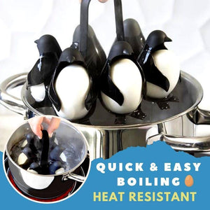 Penguin-Shaped Egg Boils Holder