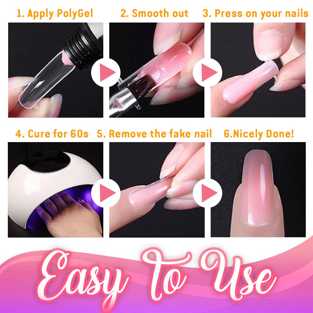 Poly Gel Nail Extension