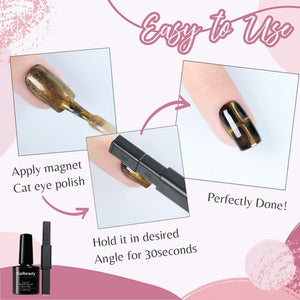 Nailbeauty™ Cat Eye Polish & Magnetic Stick