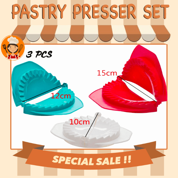Pastry Presser Set (3 Sizes)