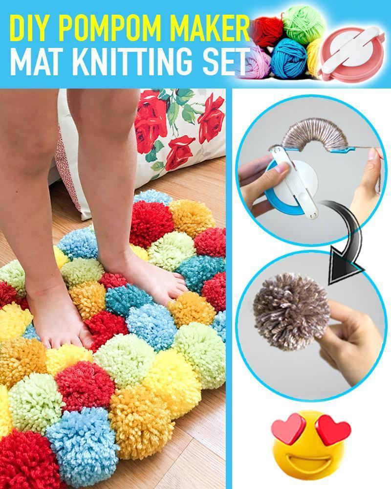 DIY PomPom Maker Mat Knitting Set