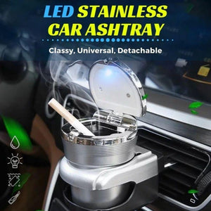 LED Stainless Car Ashtray