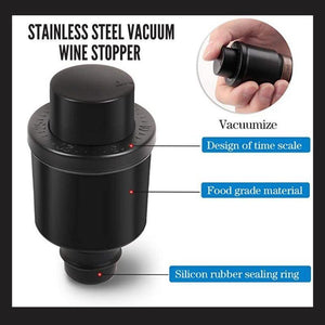 Stainless Steel Vacuum Wine Stopper