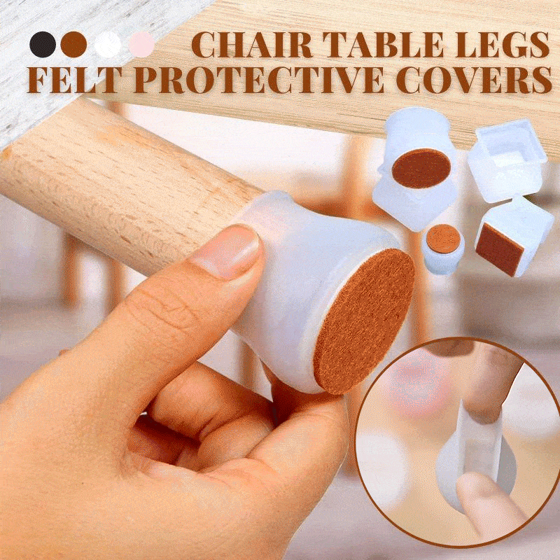 Chair Table Legs Felt Protective Covers (SET OF 8)