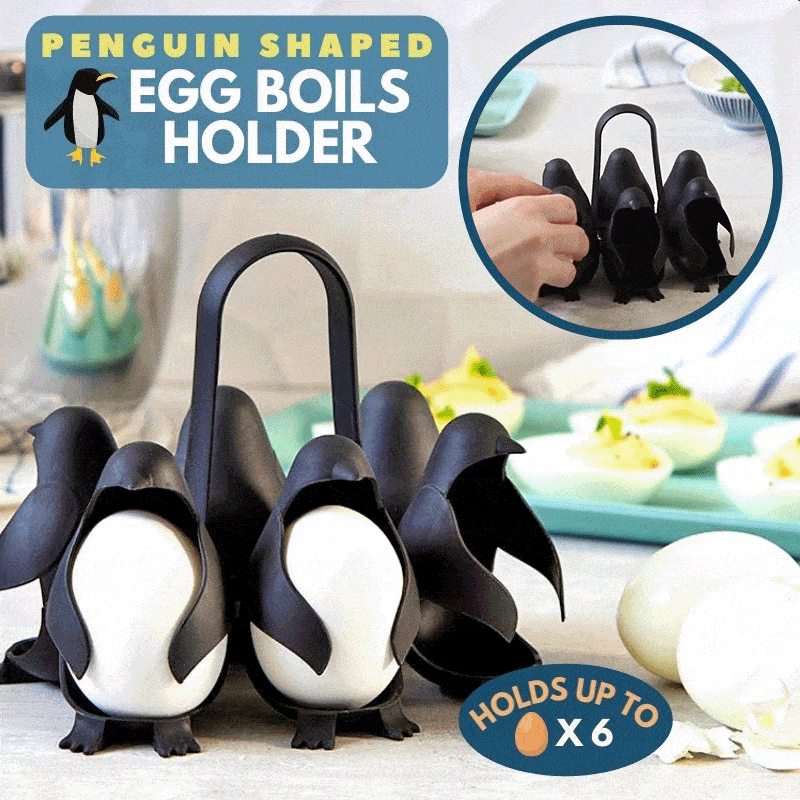 Penguin-Shaped Egg Boils Holder