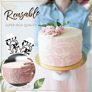 Cake Lace Decoration Stencil Set (10 Styles Included!)