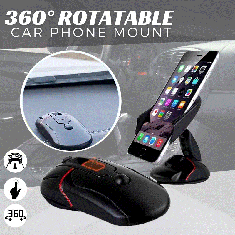 360º Rotatable Car Phone Mount
