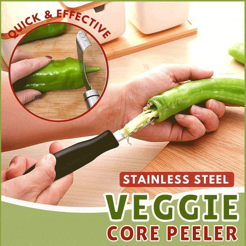 Stainless Steel Veggie Core Peeler