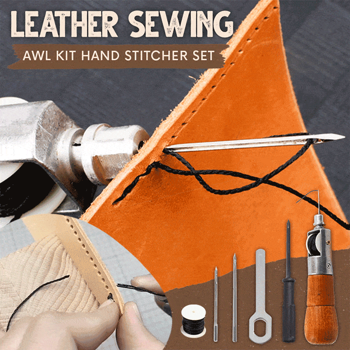 Leather Sewing Awl Kit Hand Stitcher Set