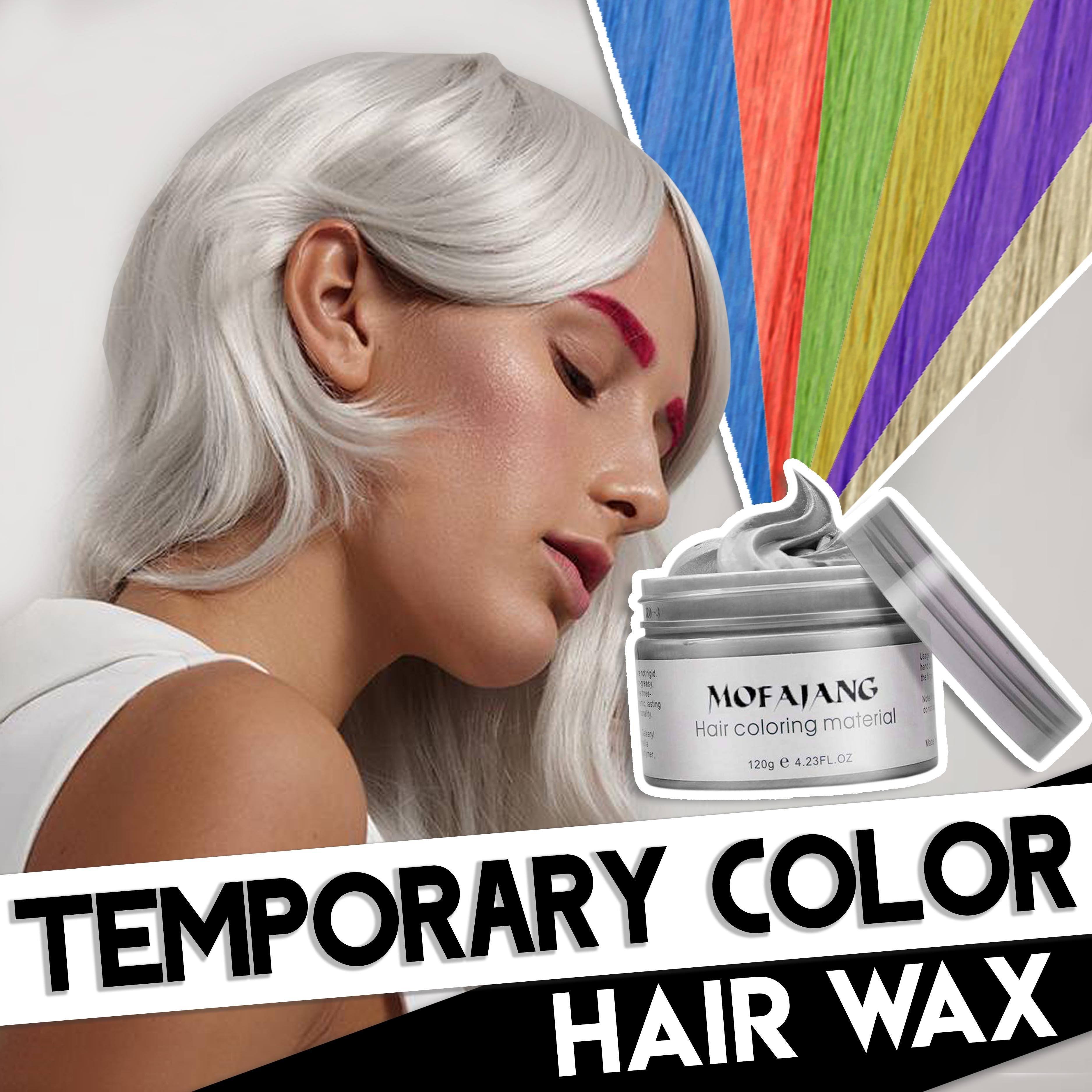 Temporary Color Hair Wax