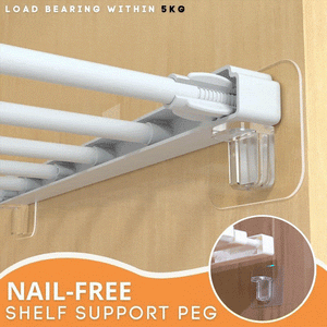 Nail-Free Shelf Support Peg