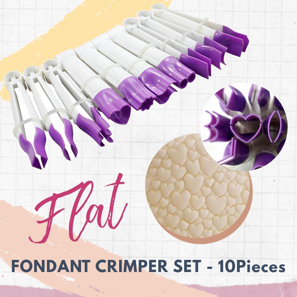 Fondant Decor Crimper Tool Set (10 pieces)