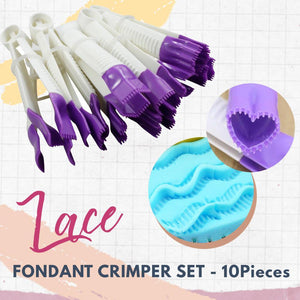 Fondant Decor Crimper Tool Set (10 pieces)
