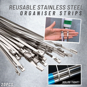 Reusable Stainless Steel Organiser Strips