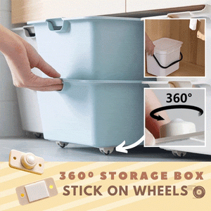 360º Storage Box Stick-On Wheels